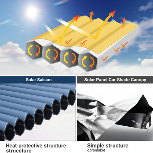 Retractable Car Sun Shade – Foldable Windshield Sunshade with UV Protection, Heat Insulation & Easy Installation for Most Cars, SUVs & Trucks